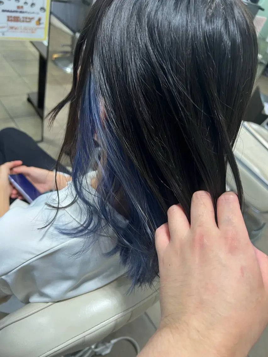 ミディアム 髪質改善 メンズ レイヤー ウルフ 弓木啓輔のヘアスタイル