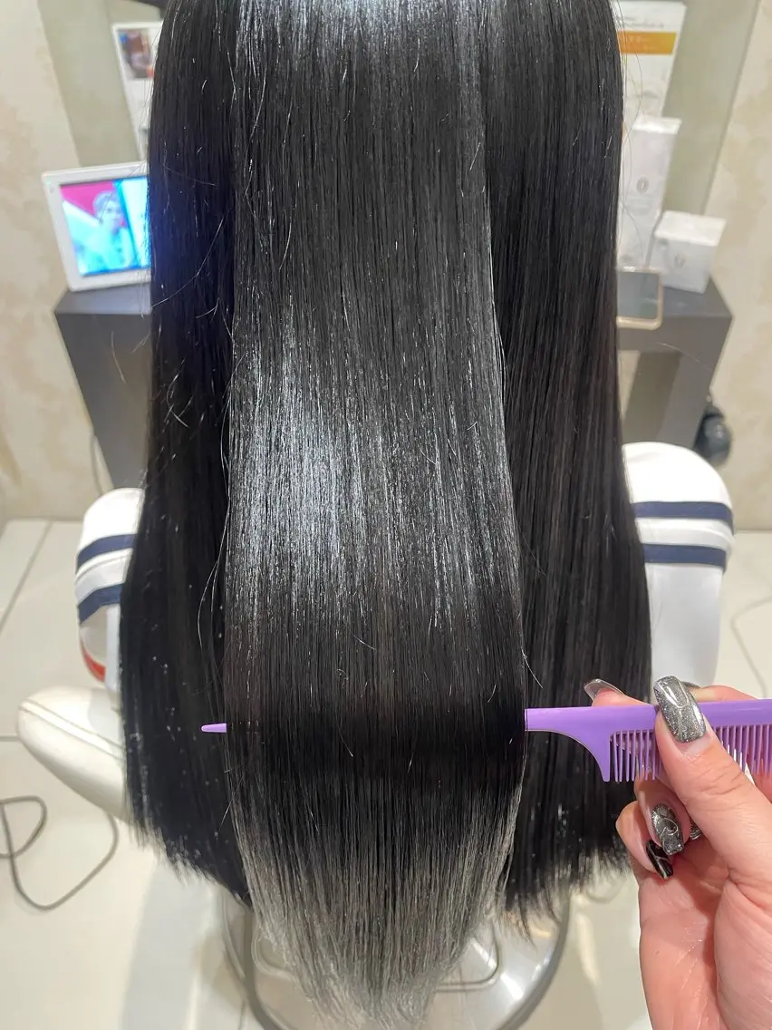 ロング カラー ヘアカラー トリートメント 💞暖色カラー 💞risaのヘアスタイル