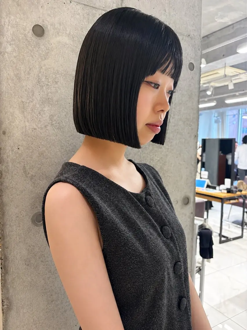 【スタイリングまで♪】ボブカットの写真