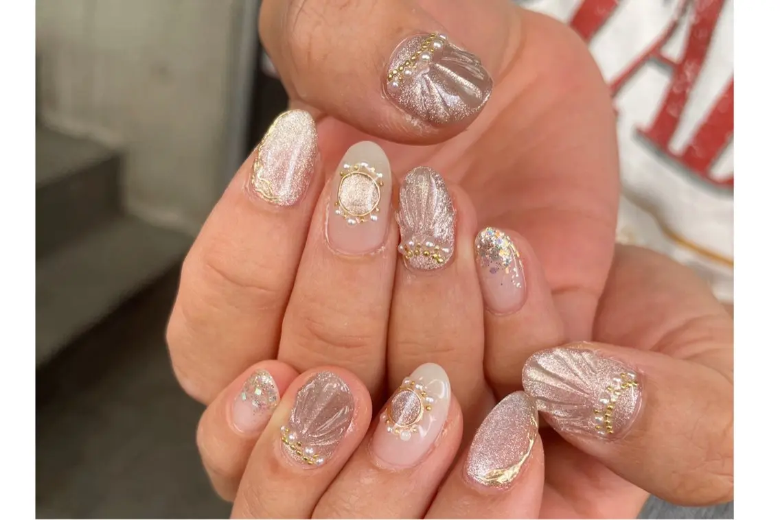 ネイル ハンドネイル 長谷川 奈緒美のネイルデザイン
