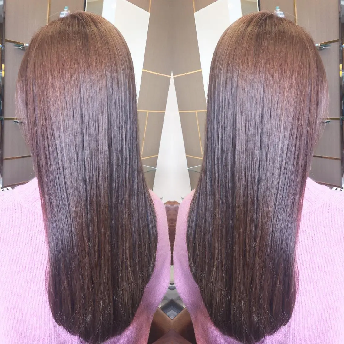 ロング カット 縮毛矯正 トリートメント 綺麗な髪質にしたい方 限定🌈清水 祥のヘアスタイル