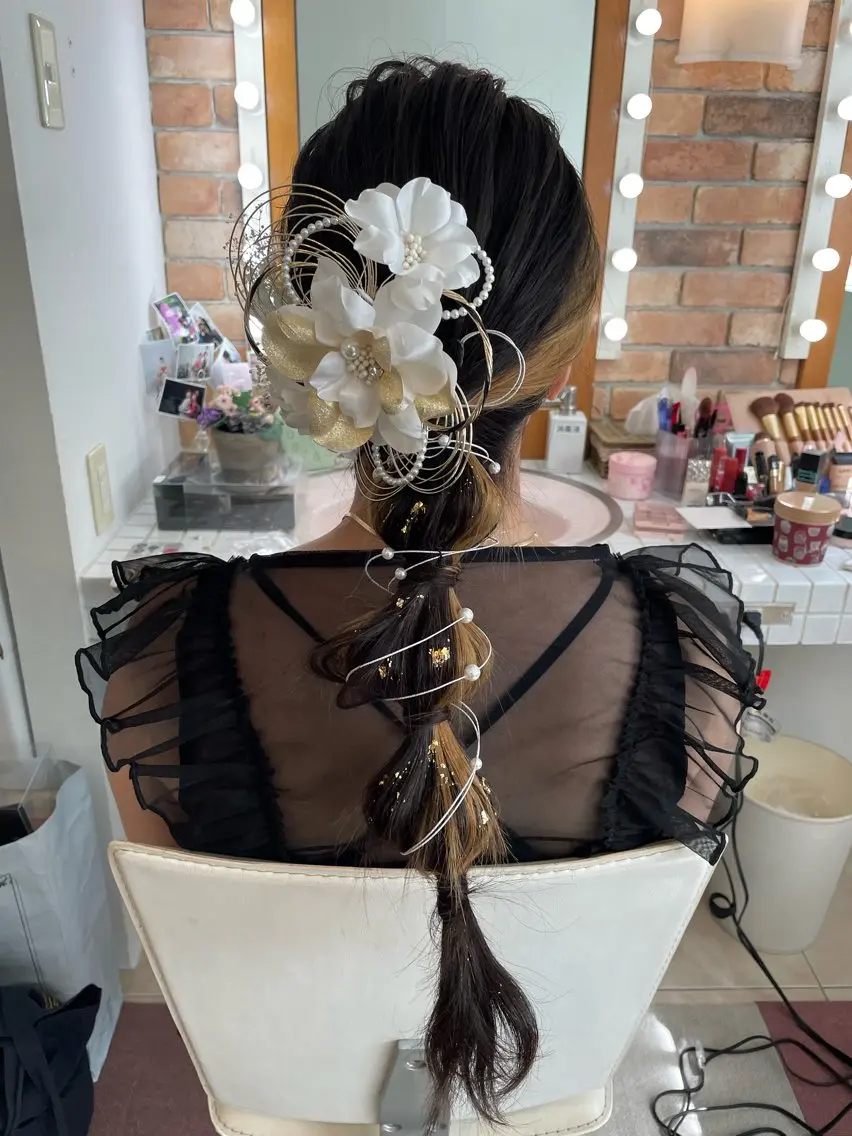ヘアアレンジ 今雪 聡美のヘアスタイル