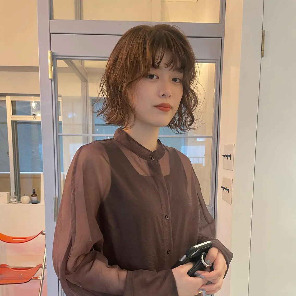 ショート カラー カット ヘアカラー suvvy hairsalonのヘアスタイル