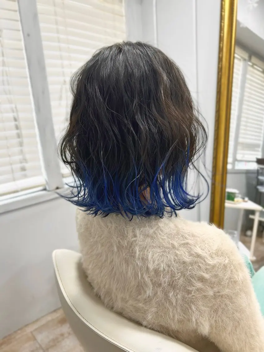 ミディアム ショートヘア/ボブ/ レイヤー/佐藤 葵のヘアスタイル