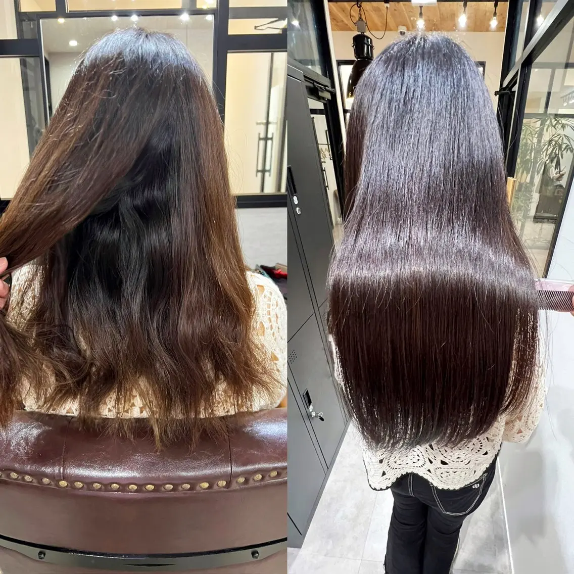 ロング 髪質改善 縮毛矯正 酸性ストレート 縮毛矯正×髪質改善 店長　DAITOのヘアスタイル