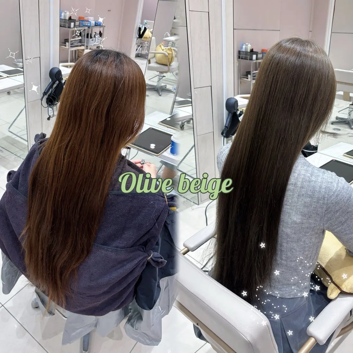 ロング カラー ヘアカラー トリートメント レイヤーカット/艶 カラー/直井優花のヘアスタイル