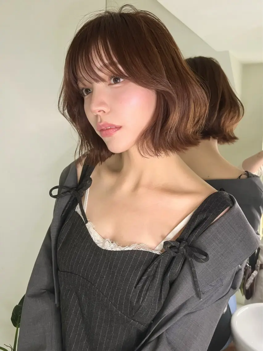ショート カット 小顔ボブ jilblanカホのヘアスタイル