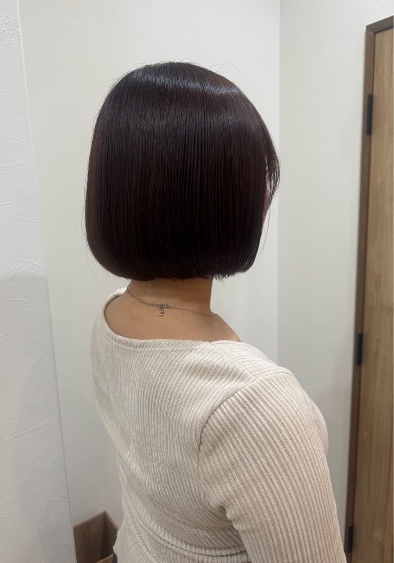 カラー ボブ カット ヘアカラー kino✟ yuriのヘアスタイル