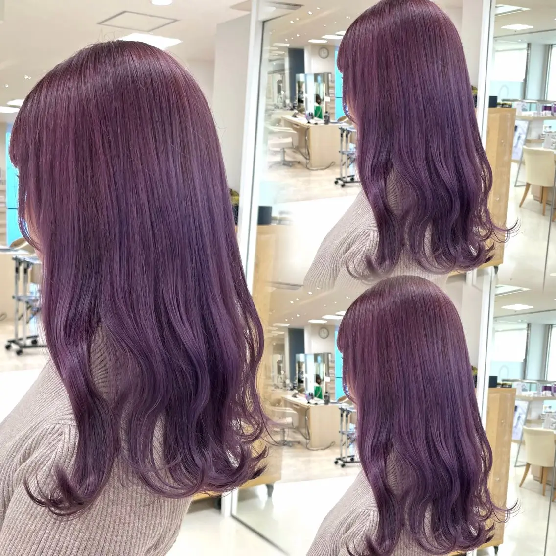 ロング カラー カット ヘアカラー トリートメント 暖色/ブリーチカラー 🎀 M i k uのヘアスタイル