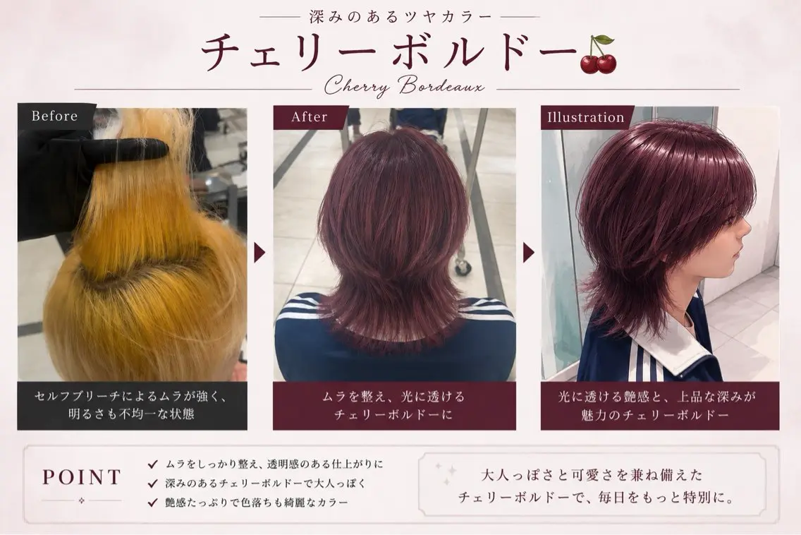 カラー ブリーチ ピンクカラー ヘアカラー estr_ Haruのヘアスタイル