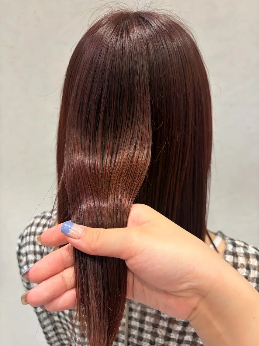 ミディアム ヘアカラー トリートメント ナチュラル／透明感 💎maoのヘアスタイル