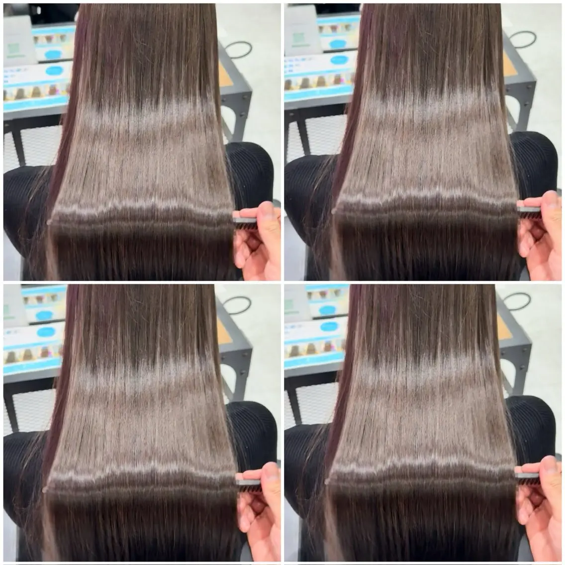 ロング カラー 髪質改善 艶髪矯正 エクステ かいり✂️のヘアスタイル