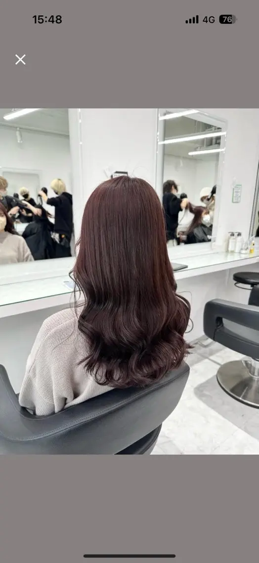 セミロング カラー 似合わせstyle ❤︎misaki❤︎のヘアスタイル