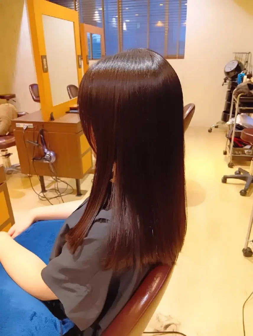 ロング 縮毛矯正 トリートメント カット トリートメント 小林暢🌟Orque 髪質改善サロン🌙のヘアスタイル
