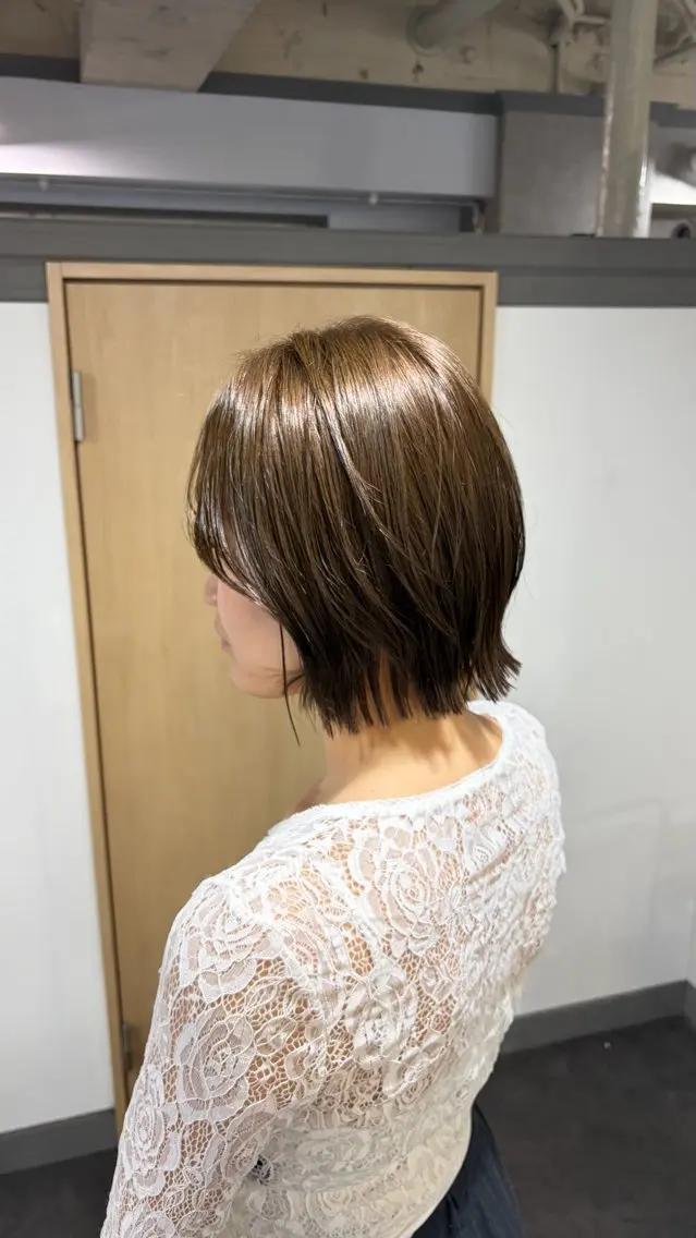 髪質改善カラー+疏水化トリートメント ¥14,980→¥7,700❣️の写真