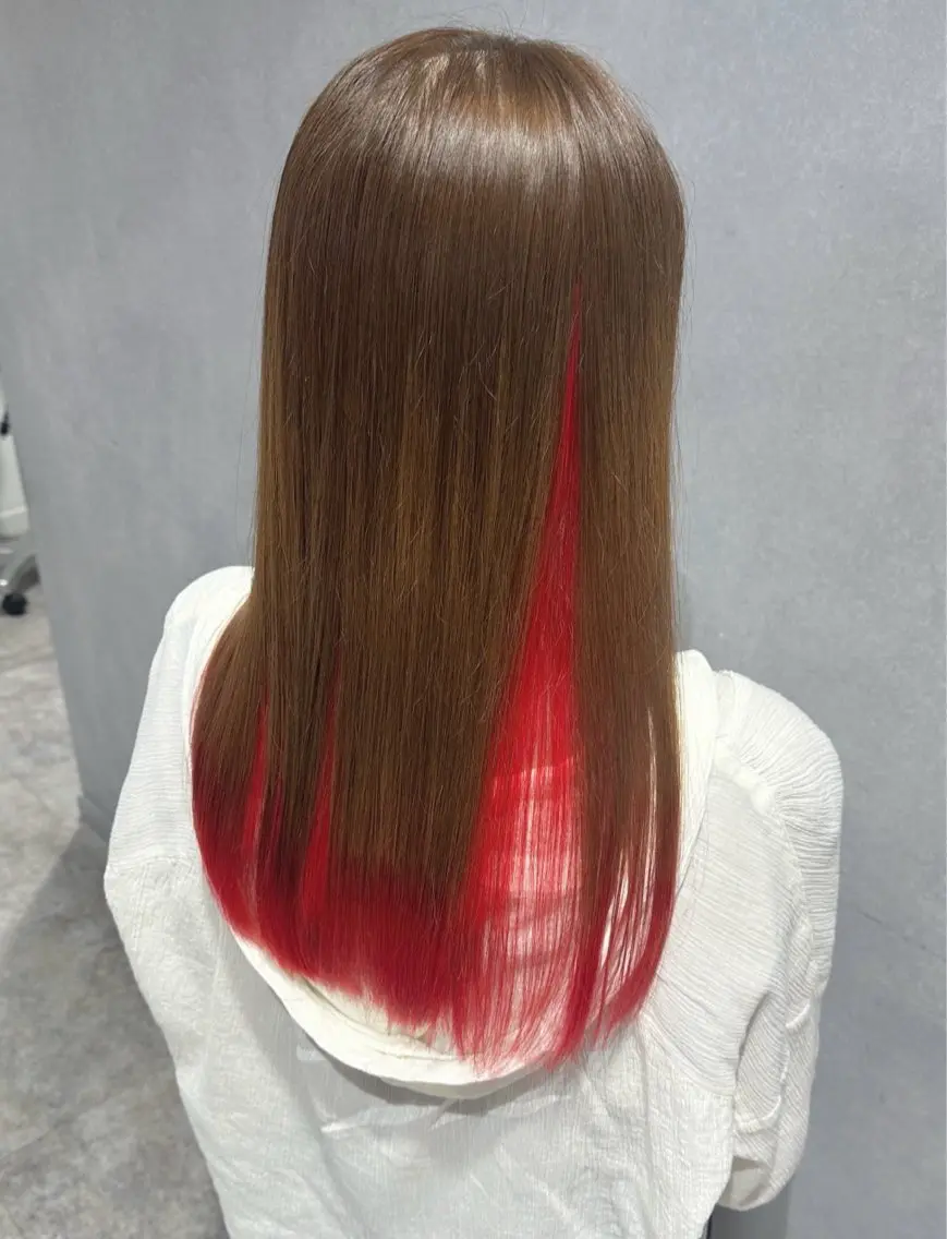 ロング カラー ヘアカラー 唐澤 千尋のヘアスタイル