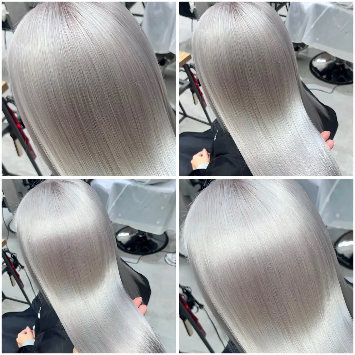 ショート カラー シルバー ホワイトシルバー ヘアカラー トリートメント MAKO ❤️🔥NEXTのヘアスタイル