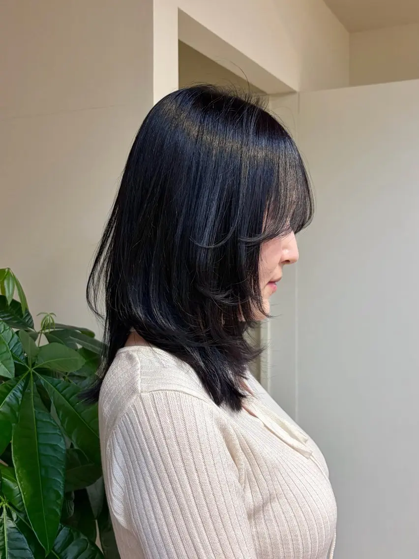 ⭐️平日限定⭐️似合わせカット➕髪質改善ストレートの写真