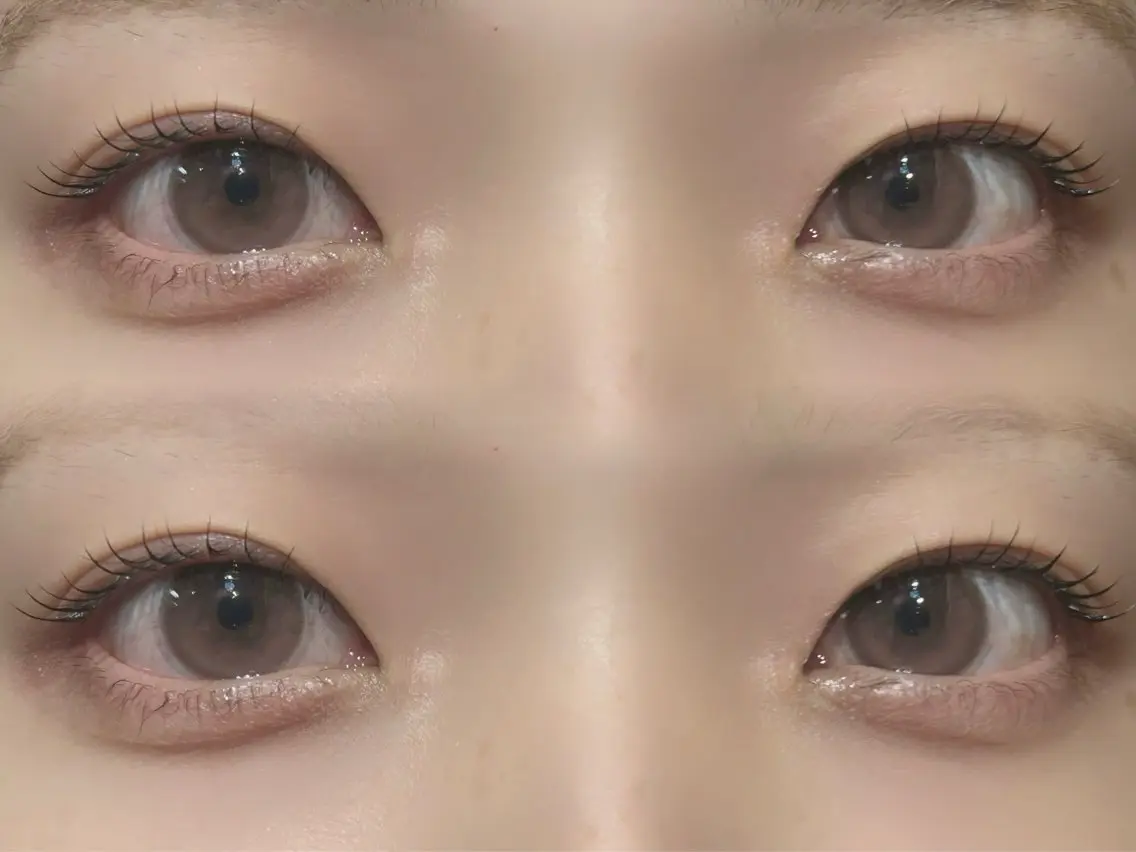 マツエク・マツパ マツパ 韓国風艶髪カラー× 束感まつ毛🎀美雨のマツエク・マツパデザイン