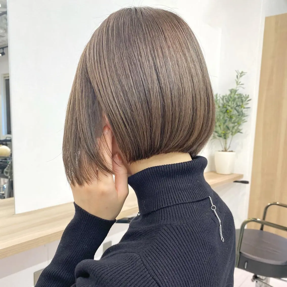 ショート カラー ボブ レイヤーボブ/ボブ 仲川和人のヘアスタイル
