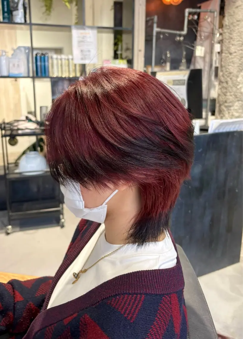 【🔥期間限定🔥】メンズカット×フルブリーチ×艶カラー×3stepトリートメントの写真