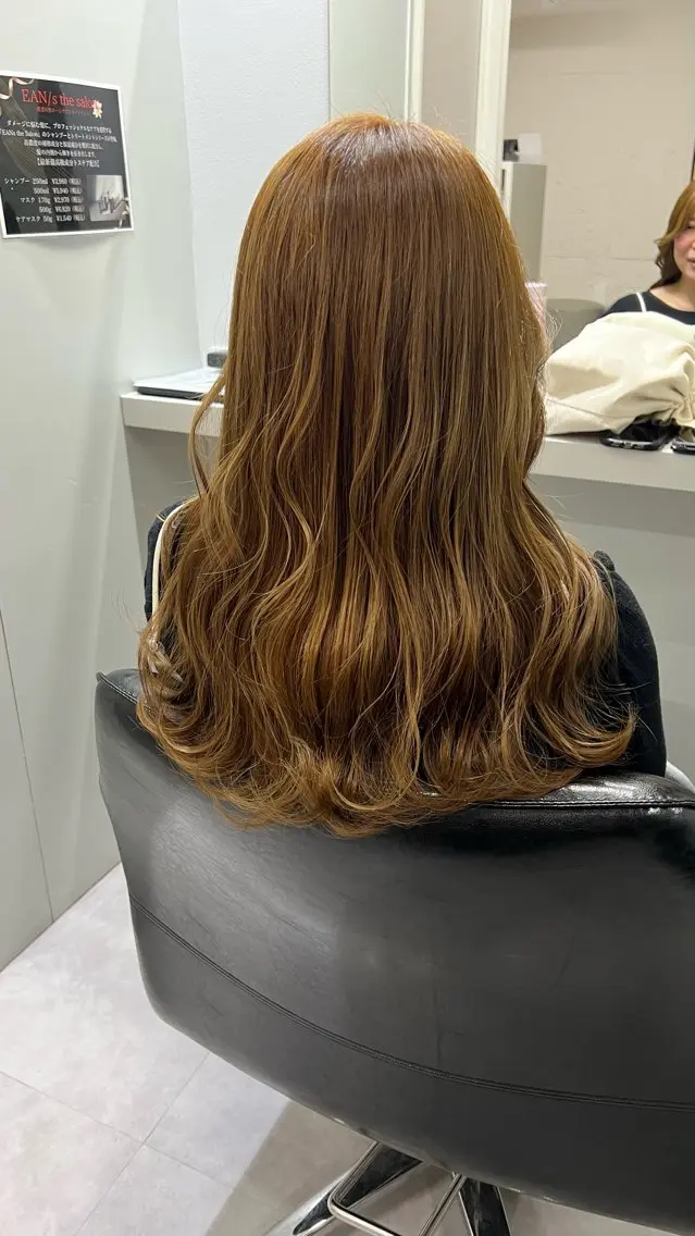 ロング カラー ベージュカラー ハイトーンカラー 🎀shell吉祥寺 ナオ🧸のヘアスタイル
