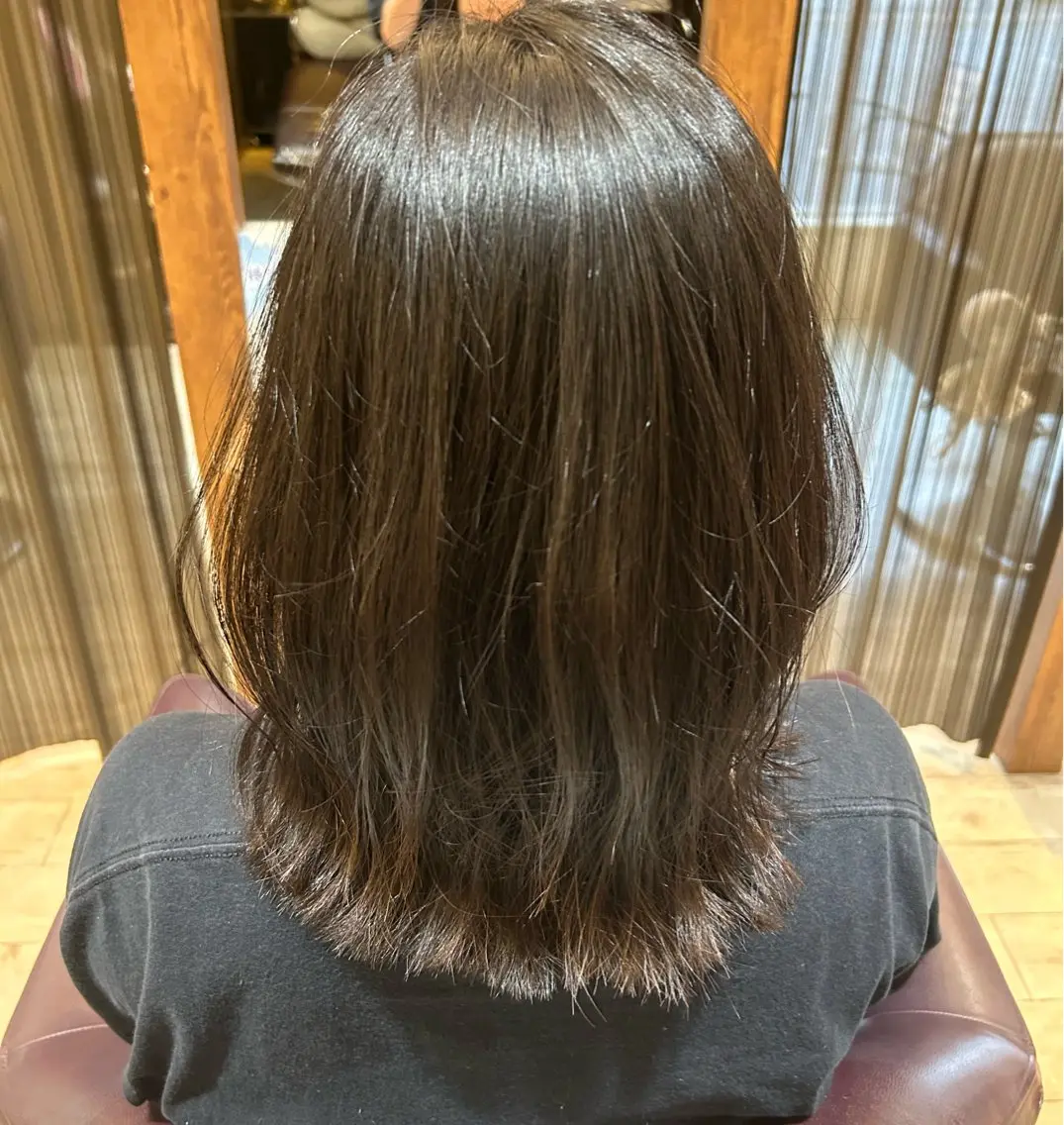 ミディアム ボブ くびれヘア レイヤーカット 💛🌼こんどう ひなた🐥⸒のヘアスタイル