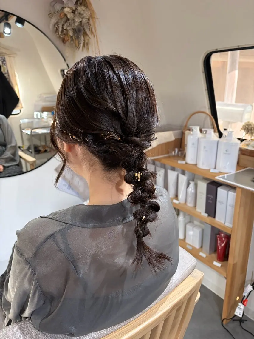ヘアアレンジ 成人式 卒業式のヘアスタイル Charm ~tsumu~のヘアスタイル