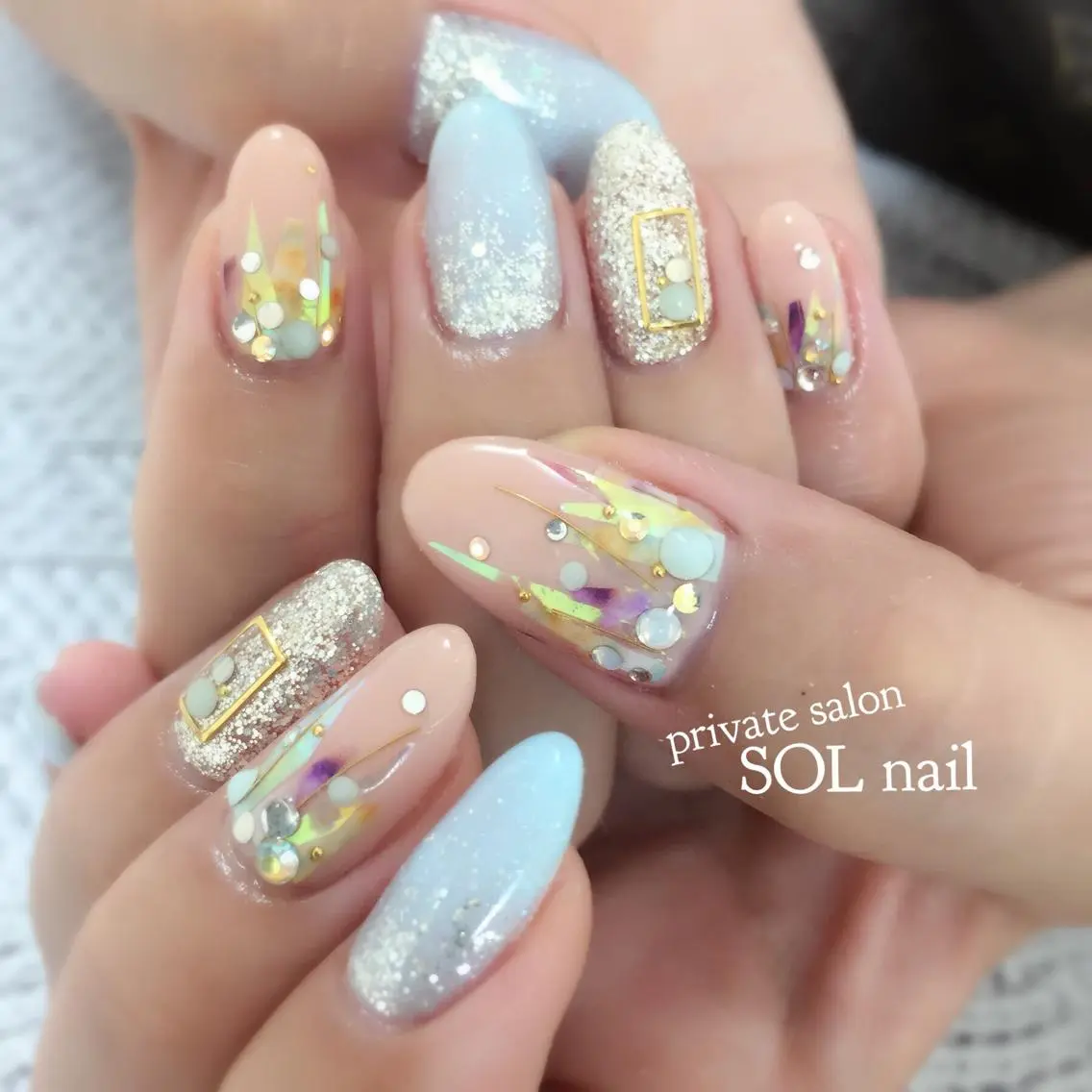 ネイル ハンドネイル SOL NAILのネイルデザイン