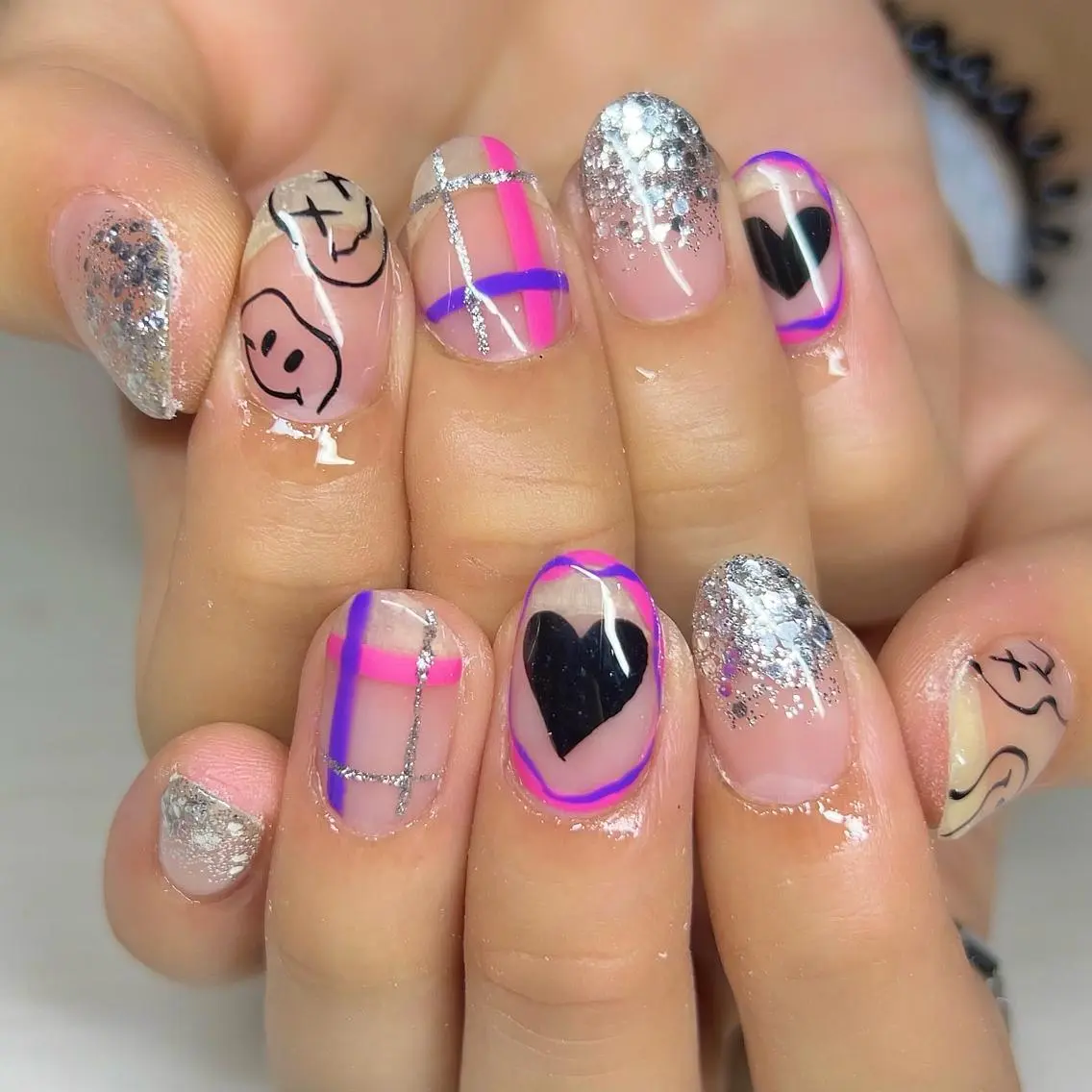 ネイル アートネイル クリアネイル ハンドネイル 【Yappy🌈】 💖P-tanaのネイルデザイン