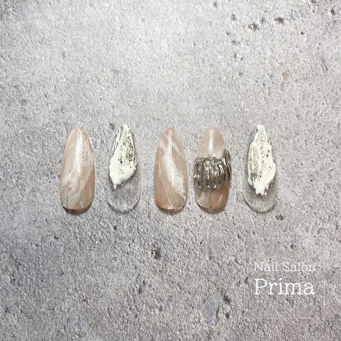 セミロング ネイル SalonPrima Nail & Eyeのネイルデザイン