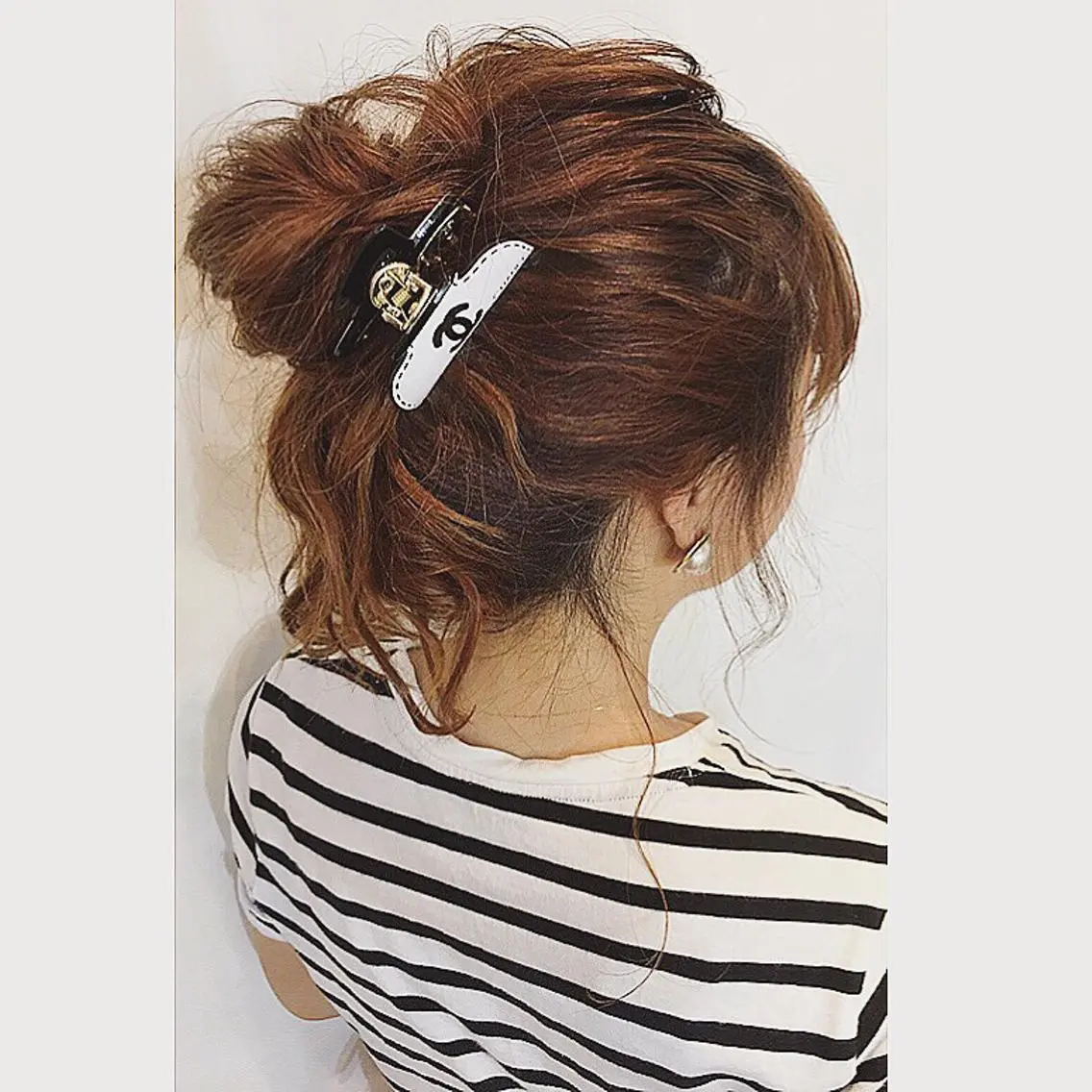 セミロング ヘアアレンジ 狩野 羅夢のヘアスタイル