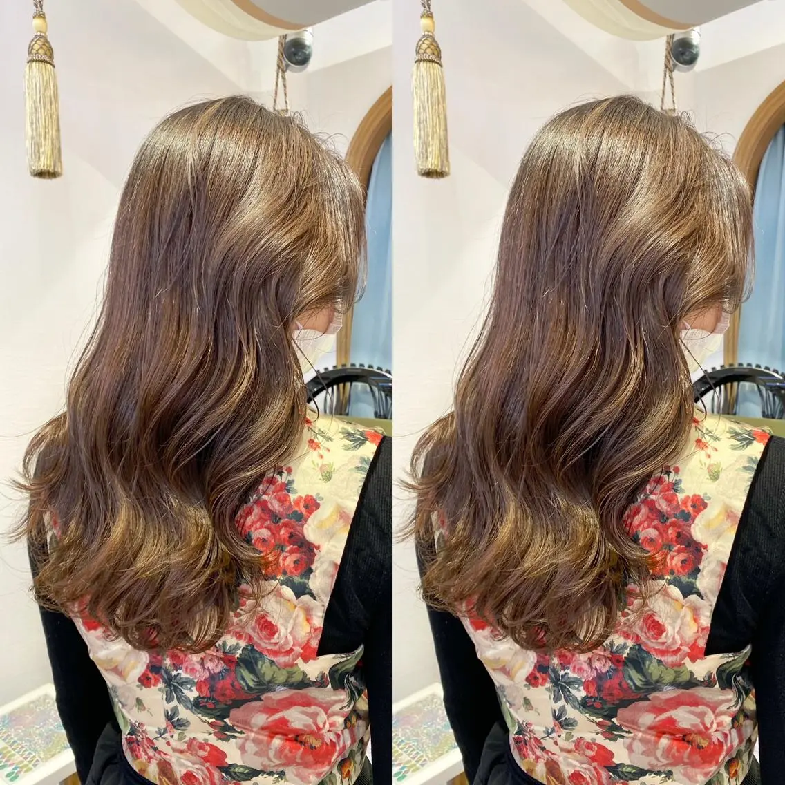 ロング カット ヘアカラー トリートメント レイヤーカット /透明感カラー西田のヘアスタイル