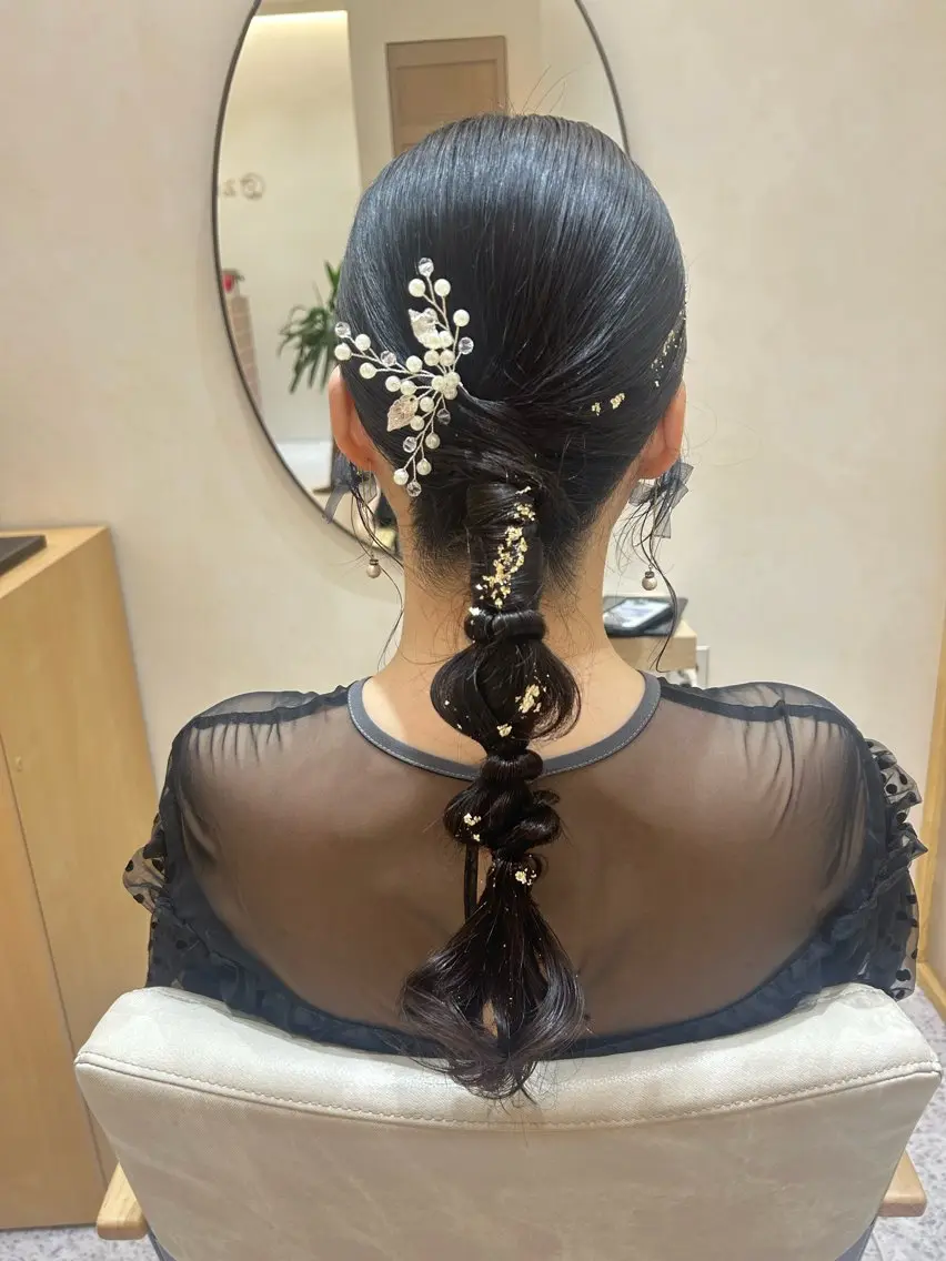 ヘアアレンジ Yamamoto 半個室美容室zinaのヘアスタイル