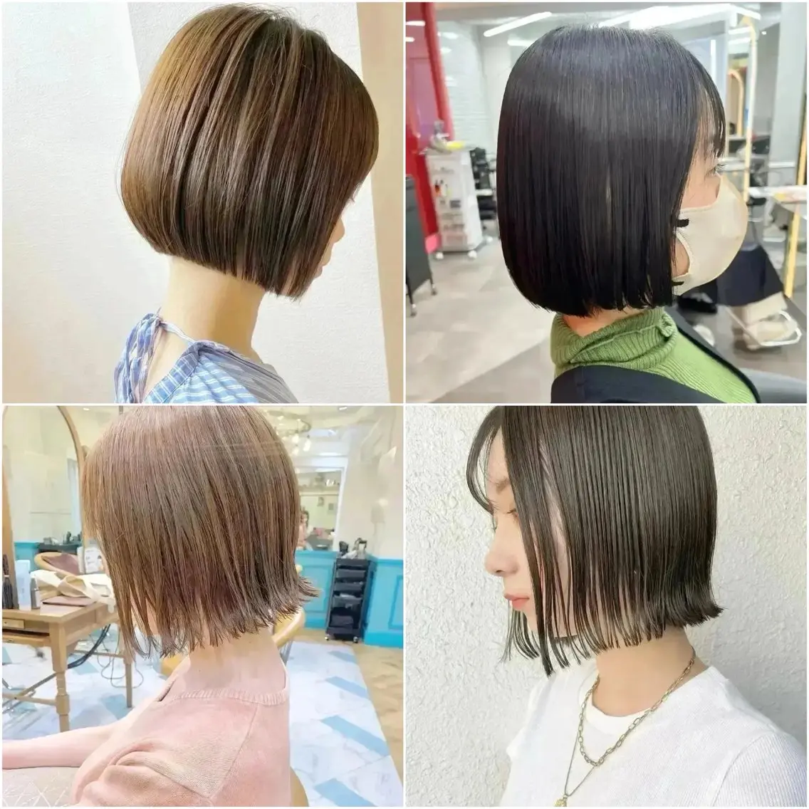 ✨無くなり次第終了✨🩵選べるホームケア商品付き🩵カット&ワンカラー&髪質改善トリートメント（ボブ　レイヤー　韓国）の写真