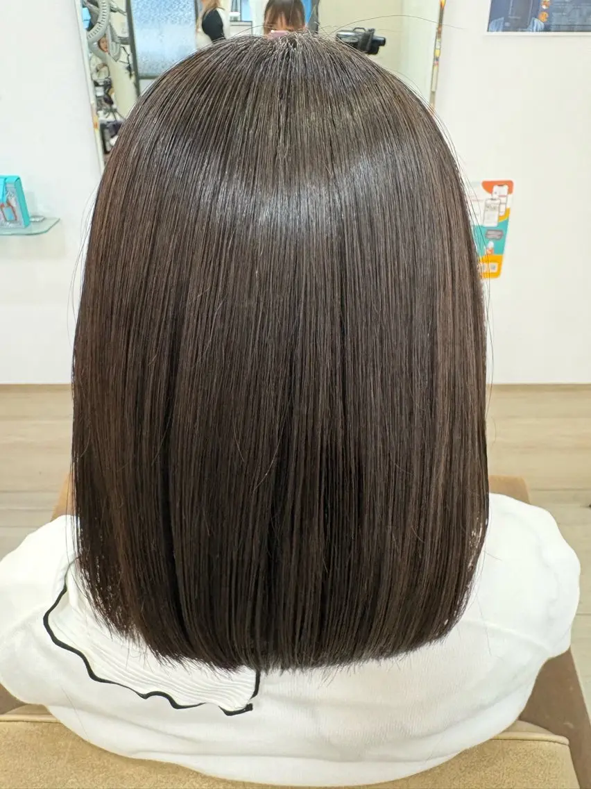 セミロング トリートメント 栗田 優月のヘアスタイル