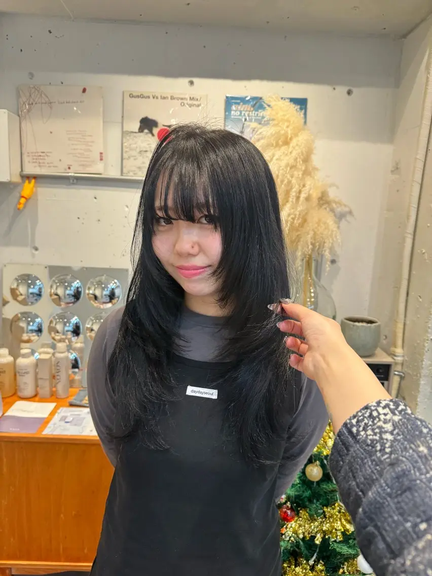 セミロング トリートメント カット トリートメント 黒田 千晴のヘアスタイル
