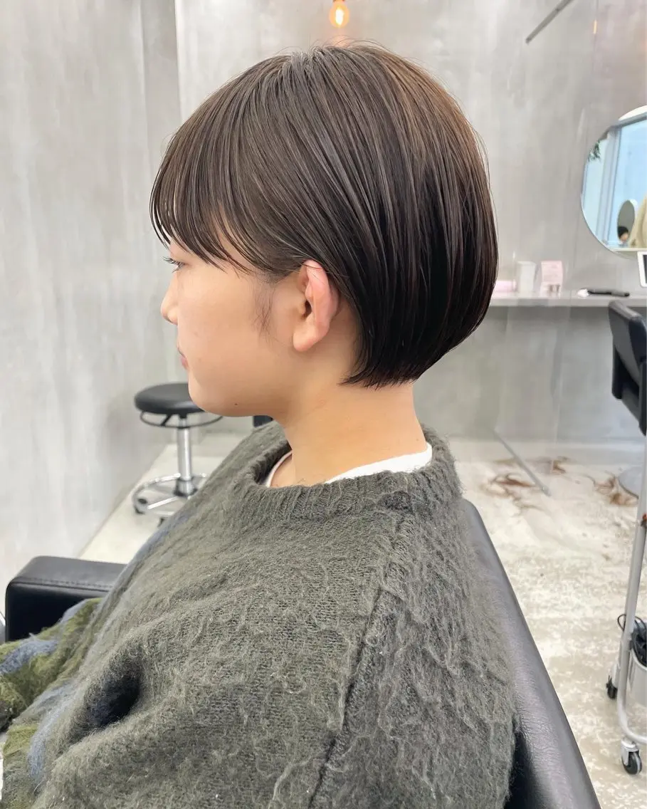 ショート ショートヘア カット 👑ボブはお任せ ミヤノ👑のヘアスタイル