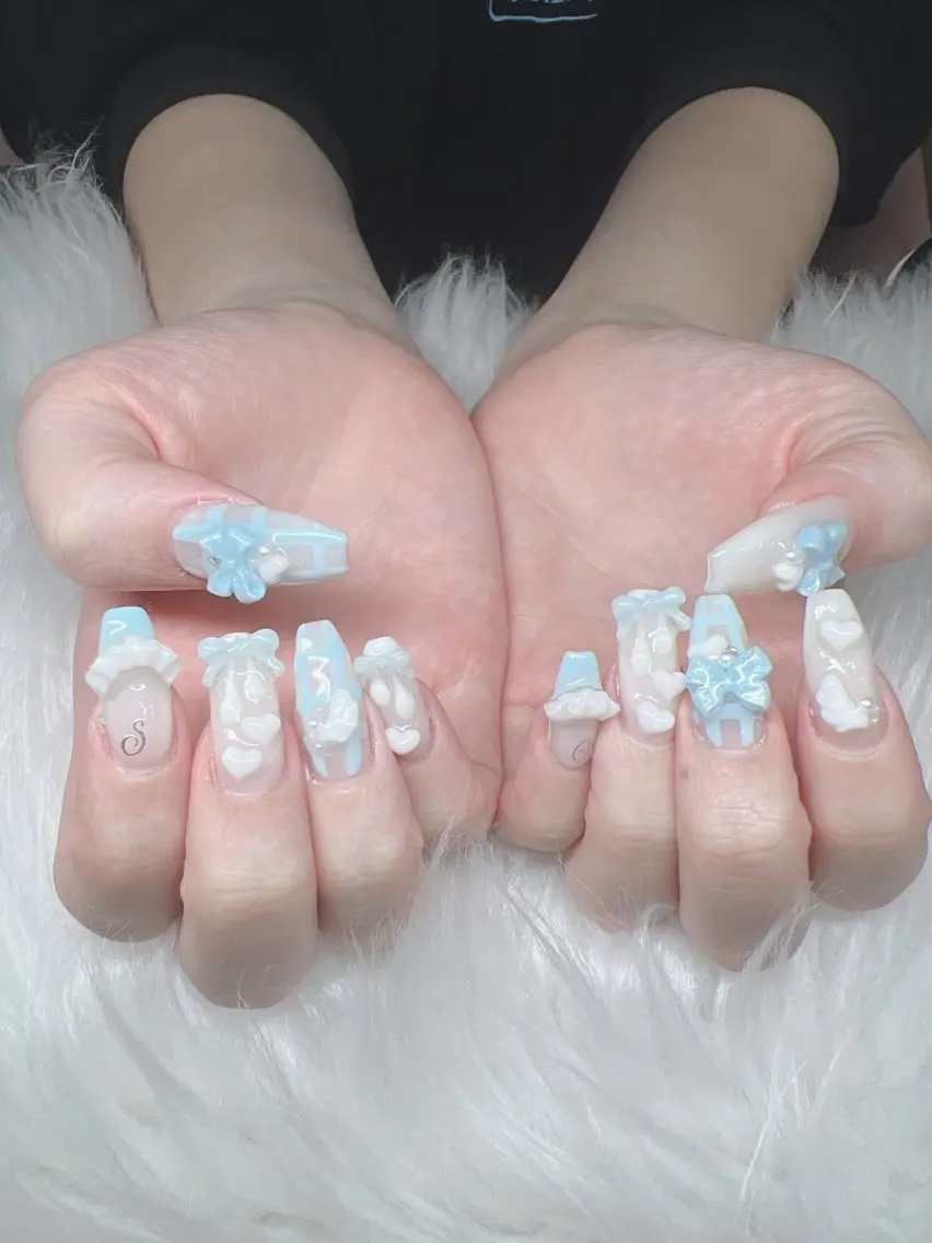 ネイル ハンドネイル Lee Nails チップ長さだし専門店のネイルデザイン