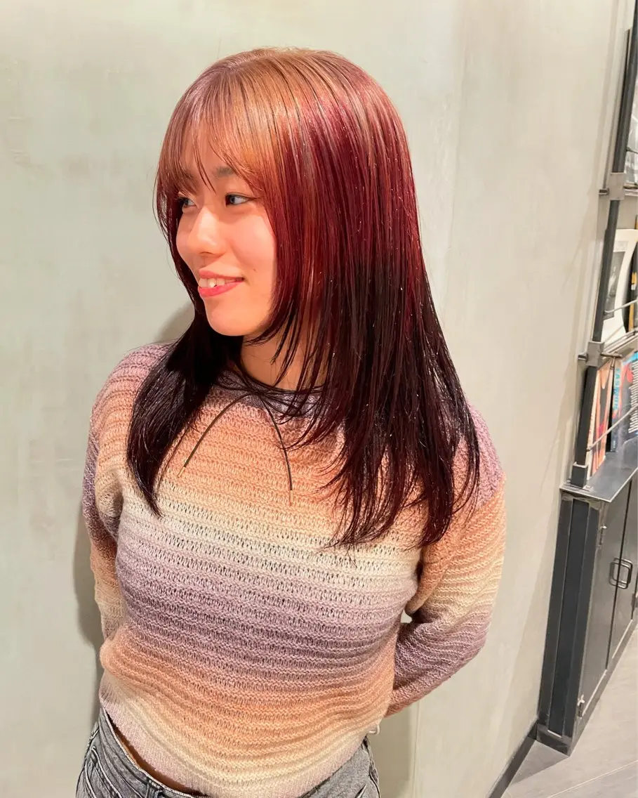 セミロング カラー ヘアカラー トリートメント 優作 〜圧倒的信頼〜のヘアスタイル