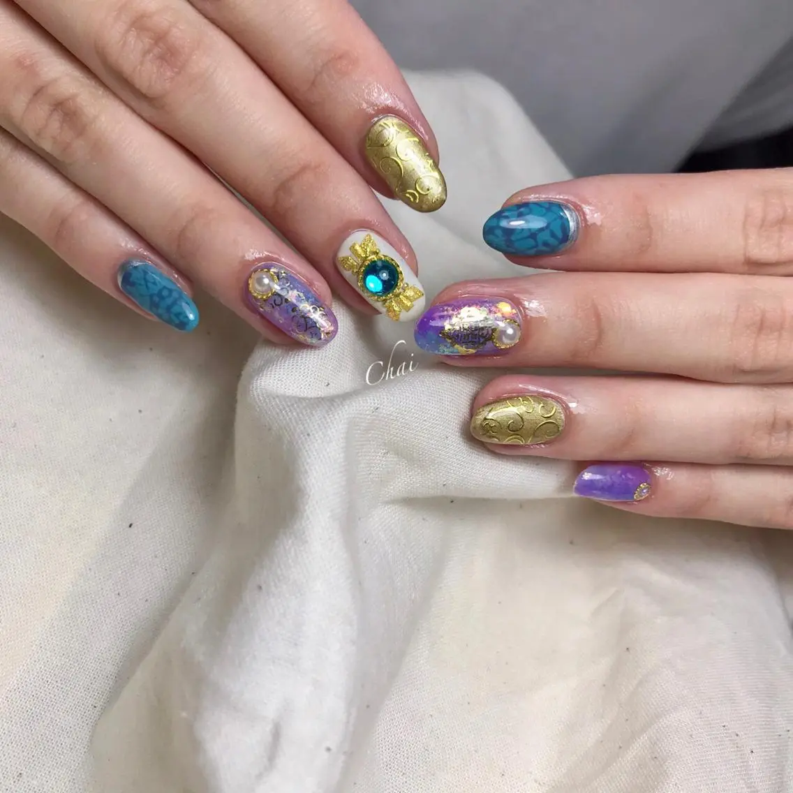 ネイル 持ち込み ハンドネイル chai nail _ai📍鶴橋/桃谷のネイルデザイン