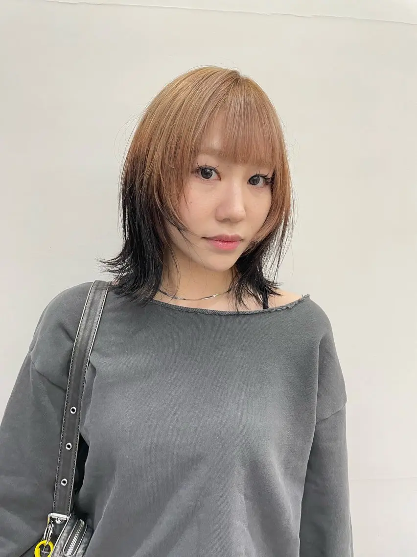 ミディアム カラー パーマ ヘアアレンジ メンズ カット ヘアカラー トリートメント tatsumi/ボブ ウルフ/レイヤーのヘアスタイル