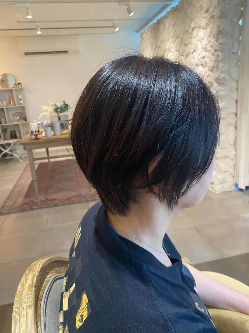 ショート ショートヘア mai🤍透明感/ 縮毛矯正/藤沢のヘアスタイル