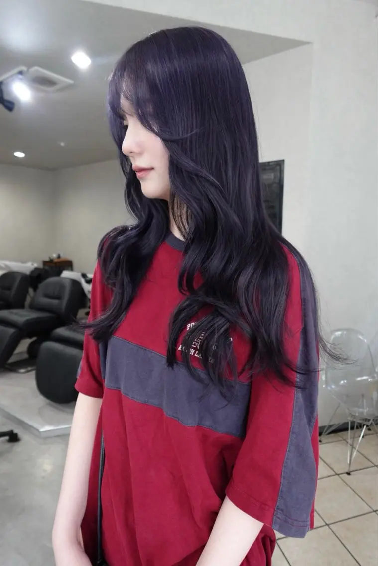 ロング ヘアカラー ハイトーン髪質改善 🫧大阪/kanonのヘアスタイル