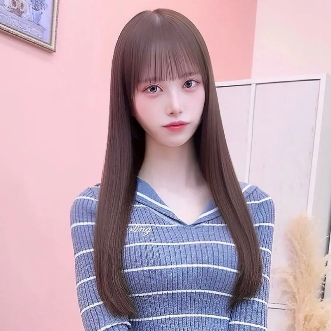 【極艶】カット&髪質改善ストレート&プレミアムケアカラー&トリートメントの写真