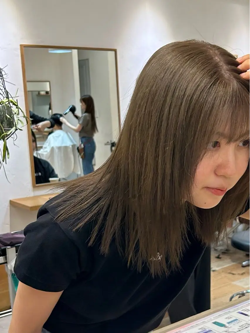 ミディアム カラー カット ヘアカラー トリートメント ❕マンツーマン施術❕ 🍊Moemiのヘアスタイル