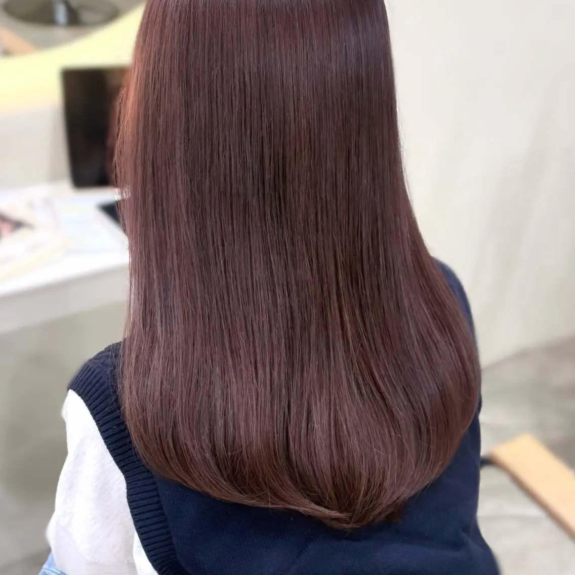 ロング カラー カット ヘアカラー トリートメント hana🪞髪質改善 /透明感カラーのヘアスタイル