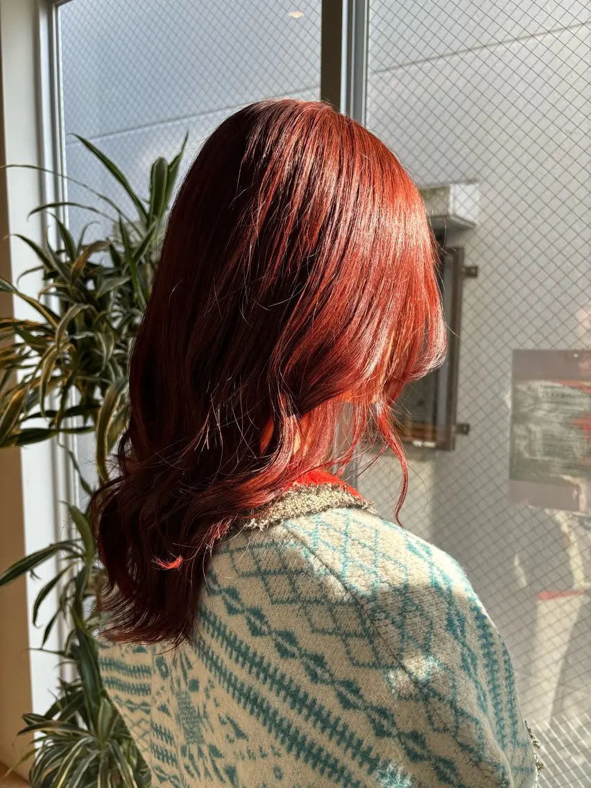 カラー ブリーチ ダブルカラー ブリーチなしカラー レイヤー/メンズ 湘南台/高倉航汰のヘアスタイル