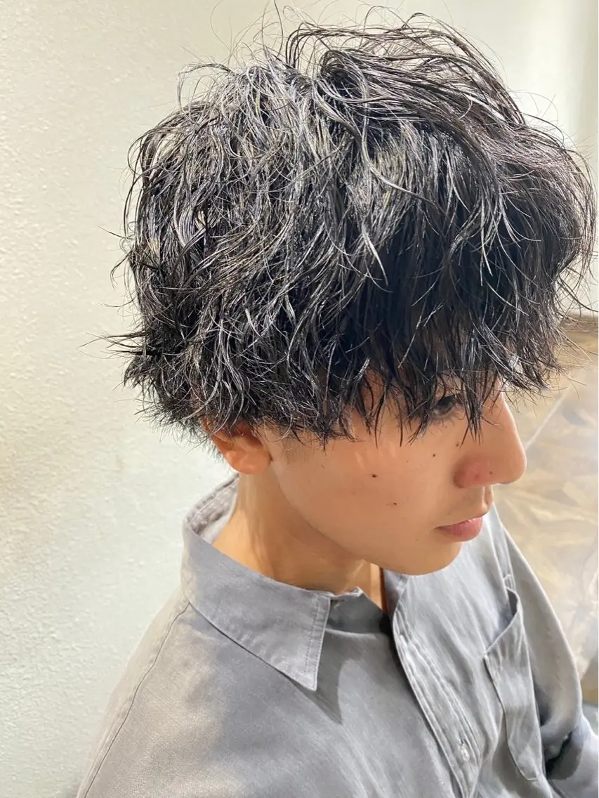 メンズ メンズパーマ 【髪質改善】 むかいみきのヘアスタイル