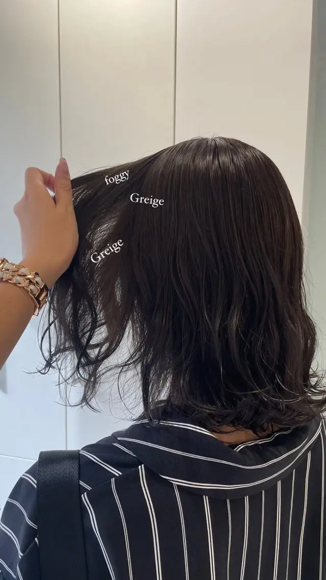 ミディアム カラー Parve Mix /頓宮 稚愛🤍のヘアスタイル